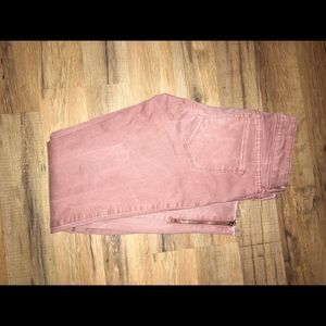 Abercrombie salmonish colored skinny jeans size 4R